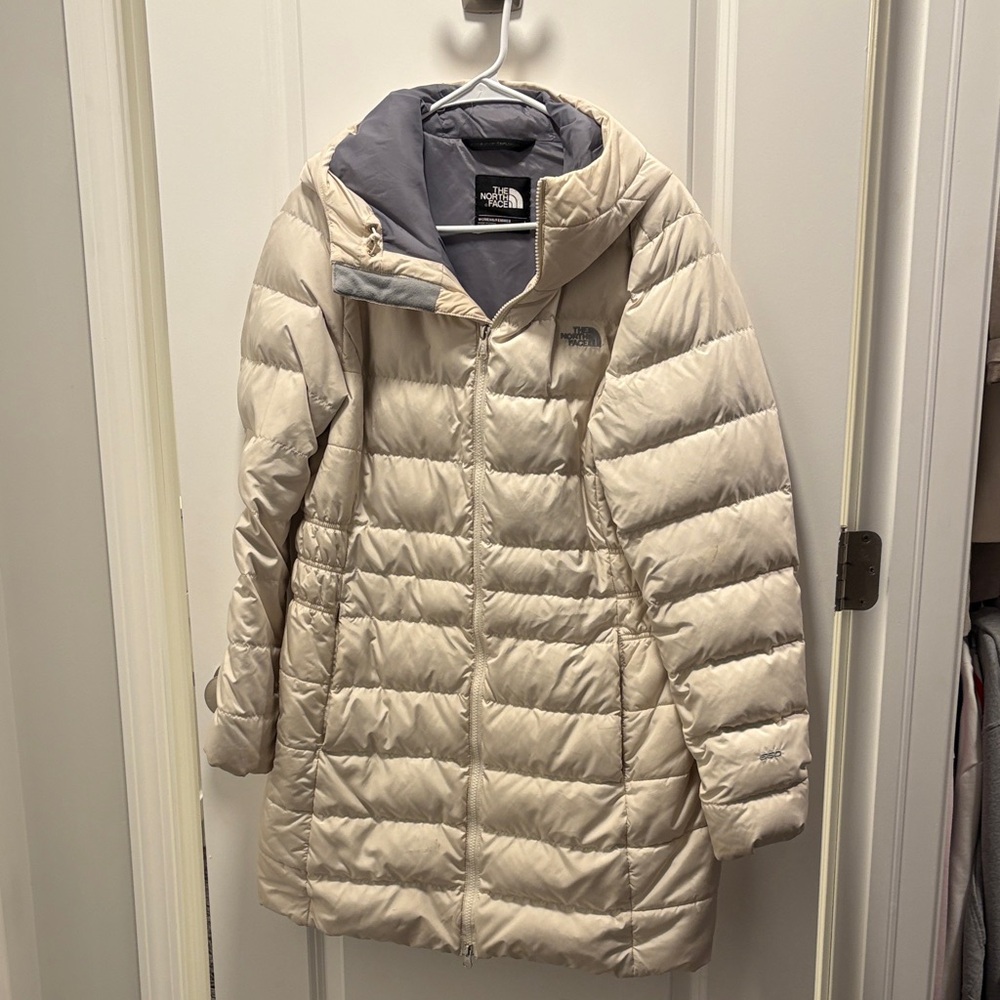 The North Face Women's Beige Puffer Coat